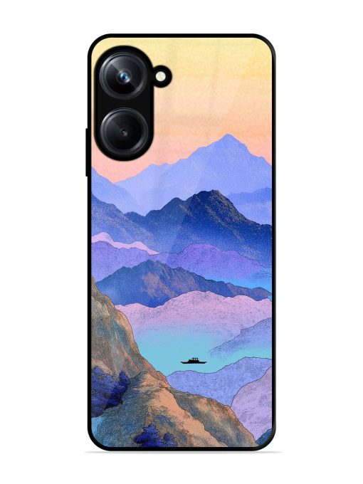 Mountain Mist Glossy Soft Edge Case for Realme 10 Pro (5G) Chachhi