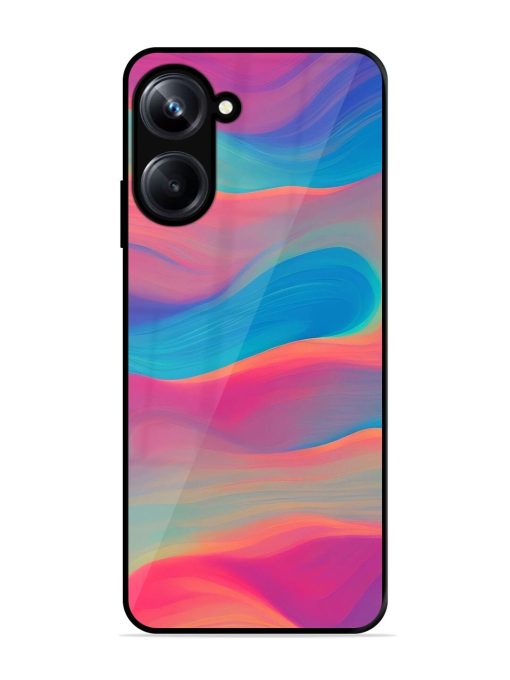 Wavy Wonder Glossy Soft Edge Case for Realme 10 Pro (5G) Chachhi