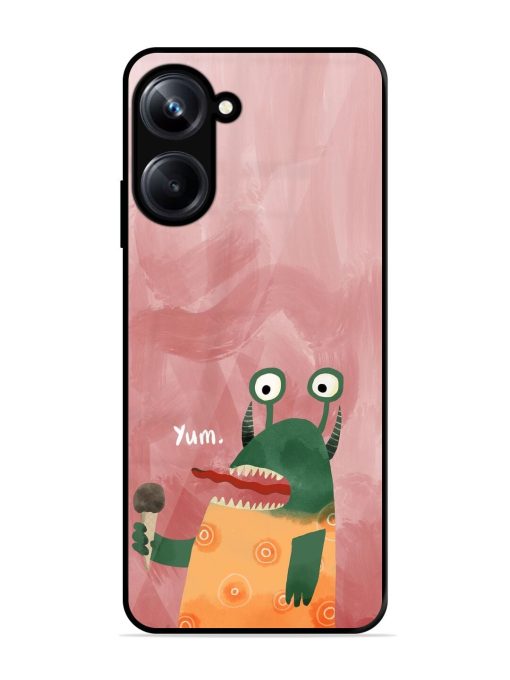 Hungry Monster Glossy Soft Edge Case for Realme 10 Pro (5G) Chachhi