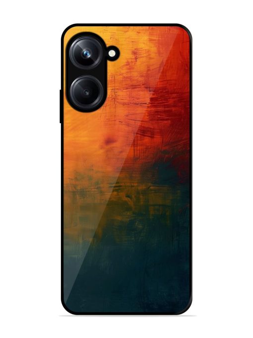 Golden Hour Canvas Glossy Soft Edge Case for Realme 10 Pro (5G) Chachhi