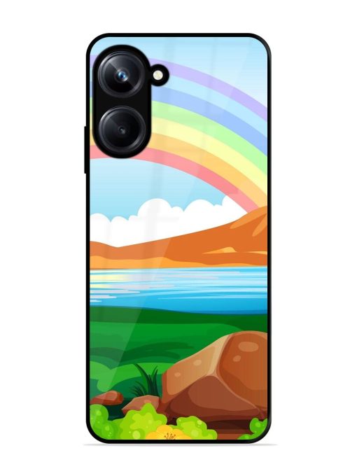 Rainbow Over The Lake Glossy Soft Edge Case for Realme 10 Pro (5G) Chachhi