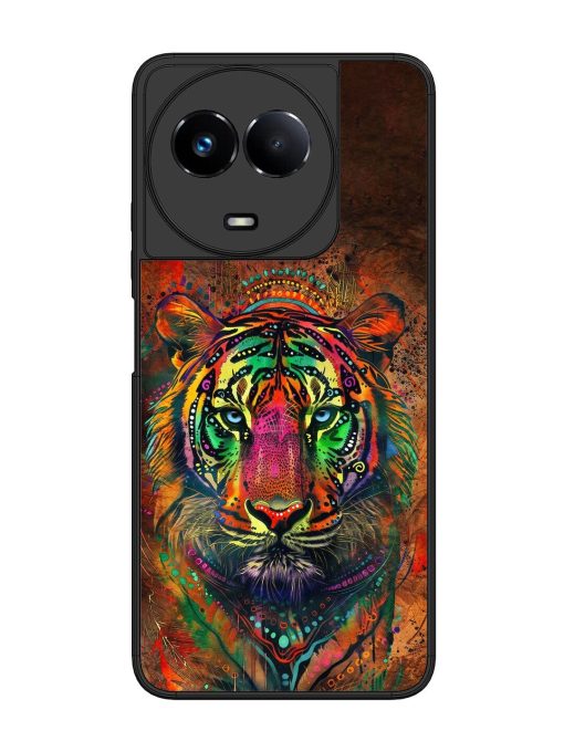 Cosmic Tiger Glossy Soft Edge Case for Realme 11 (5G) Chachhi