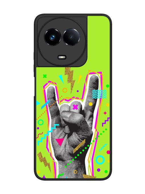 Neon Rock Glossy Soft Edge Case for Realme 11 (5G) Chachhi