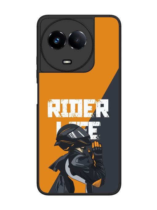 Ride Never Ends Glossy Soft Edge Case for Realme 11 (5G) Chachhi