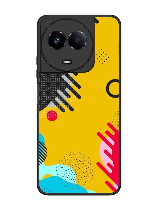 Neon Pop Glossy Soft Edge Case for Realme 11 (5G) Chachhi