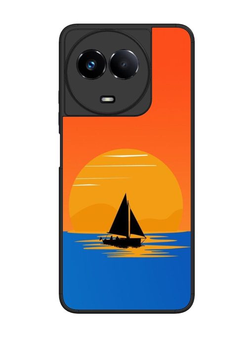 Sunset Sail Glossy Soft Edge Case for Realme 11 (5G) Chachhi