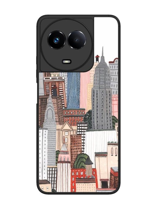 Cityscape Dreams Glossy Soft Edge Case for Realme 11 (5G) Chachhi