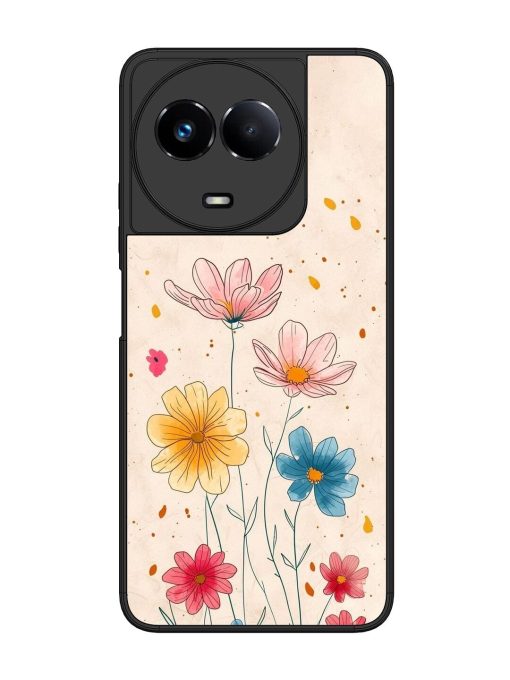 Delicate Bloom Glossy Soft Edge Case for Realme 11 (5G) Chachhi