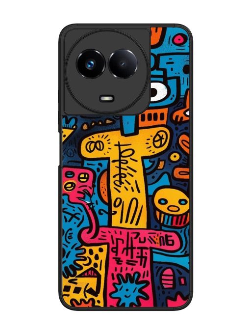 Doodletopia Glossy Soft Edge Case for Realme 11 (5G) Chachhi