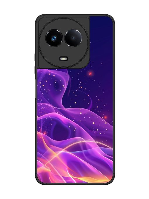 Cosmic Currents Glossy Soft Edge Case for Realme 11 (5G) Chachhi