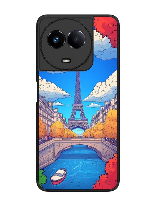 Parisian Panorama Glossy Soft Edge Case for Realme 11 (5G) Chachhi