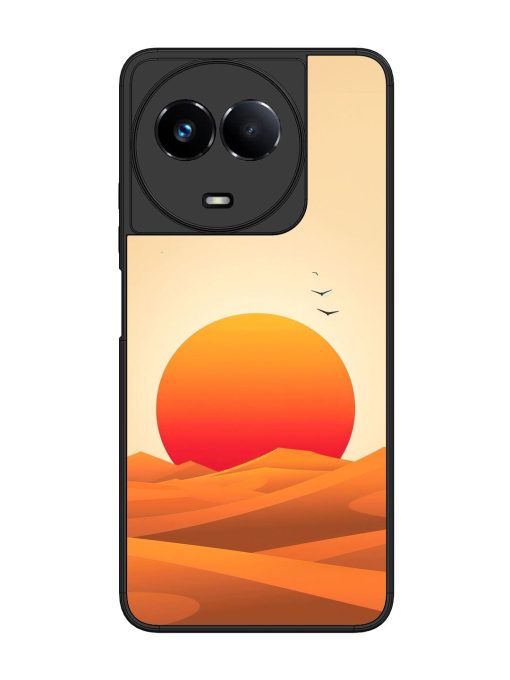 Desert Sunset Glossy Soft Edge Case for Realme 11 (5G) Chachhi