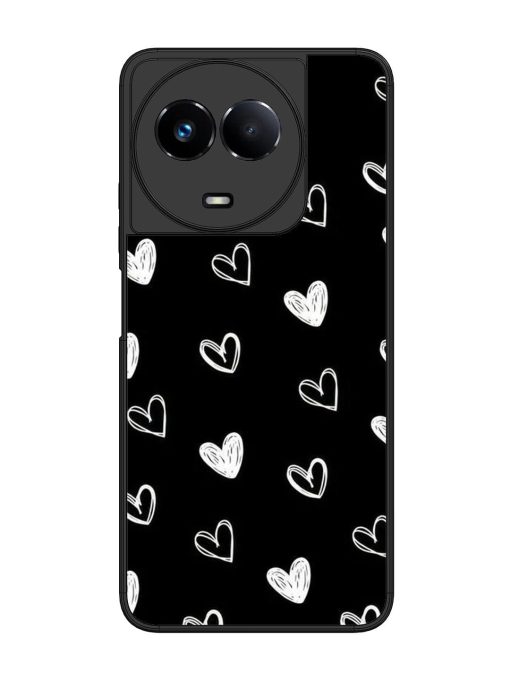 Scattered Hearts Glossy Soft Edge Case for Realme 11 (5G) Chachhi