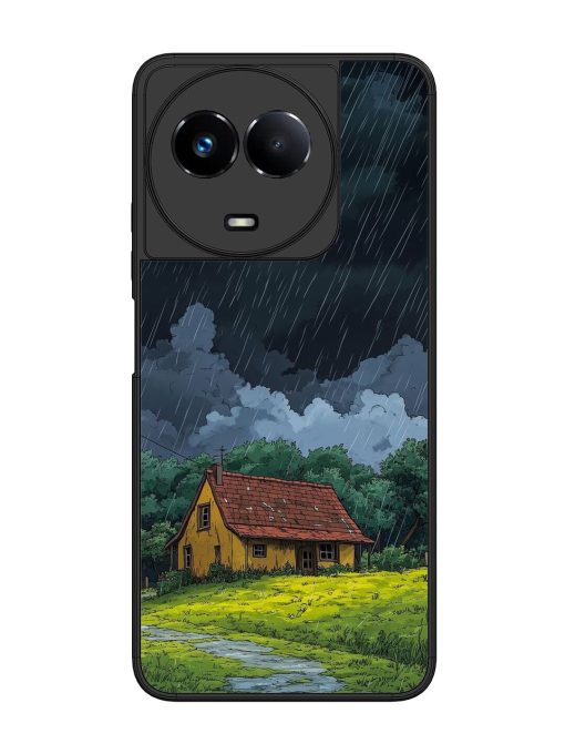 Rainy Day Retreat Glossy Soft Edge Case for Realme 11 (5G) Chachhi