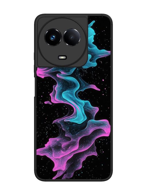 Cosmic Currents Glossy Soft Edge Case for Realme 11 (5G) Chachhi