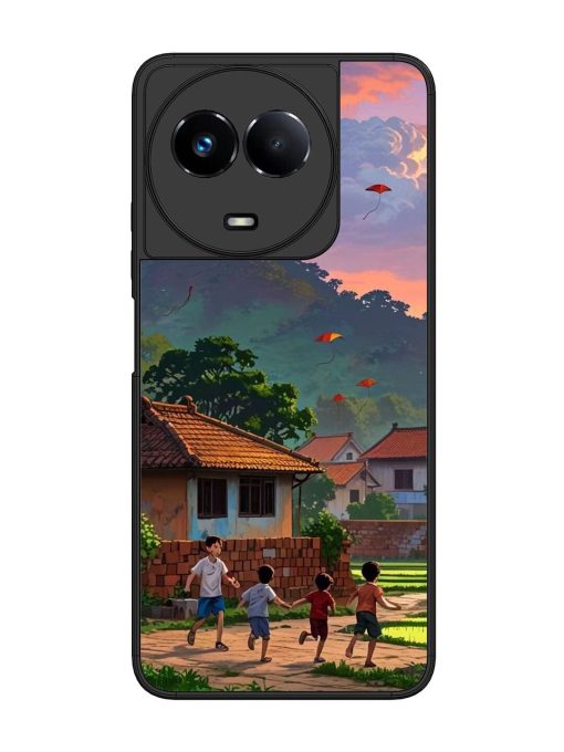 Sunset Play Glossy Soft Edge Case for Realme 11 (5G) Chachhi