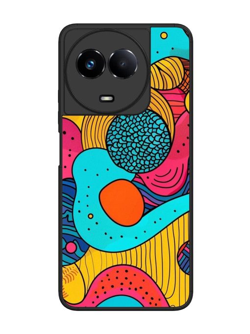 Psychedelic Patterns Glossy Soft Edge Case for Realme 11 (5G) Chachhi