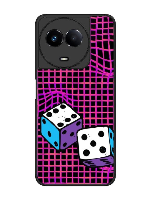 Glitched Dice Glossy Soft Edge Case for Realme 11 (5G) Chachhi