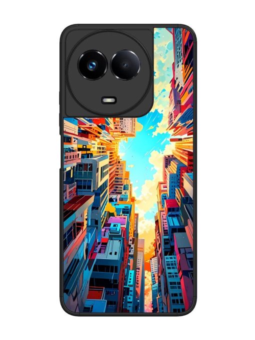 Skyward City Glossy Soft Edge Case for Realme 11 (5G) Chachhi