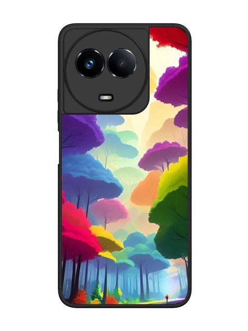 Rainbow Road Glossy Soft Edge Case for Realme 11 (5G) Chachhi