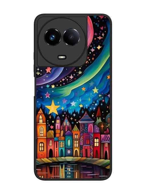 Starlit Village Glossy Soft Edge Case for Realme 11 (5G) Chachhi