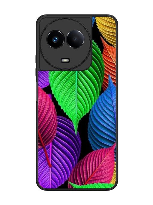 Rainbow Leaf Symphony Glossy Soft Edge Case for Realme 11 (5G) Chachhi