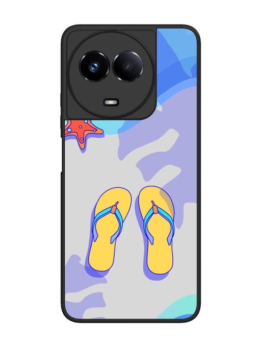 Sandy Toes And Salty Seas Glossy Soft Edge Case for Realme 11 (5G) Chachhi