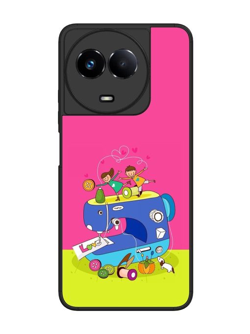 Sew Cute Glossy Soft Edge Case for Realme 11 (5G) Chachhi