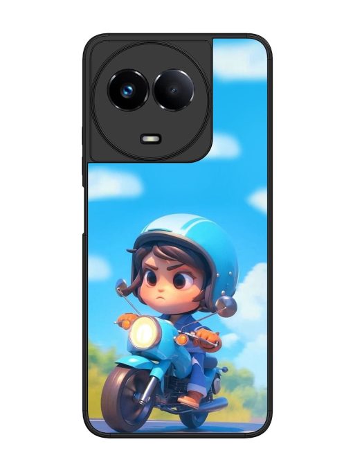 Little Rider Glossy Soft Edge Case for Realme 11 (5G) Chachhi