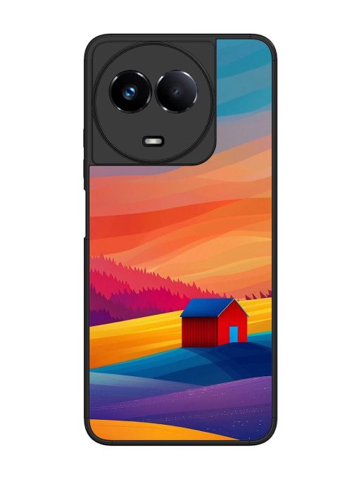 Sunset Solitude Glossy Soft Edge Case for Realme 11 (5G) Chachhi