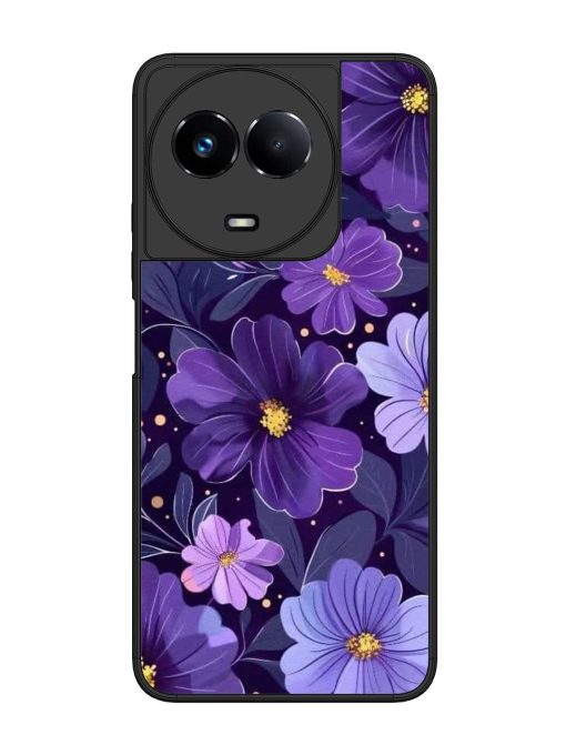 Purple Paradise Glossy Soft Edge Case for Realme 11 (5G) Chachhi