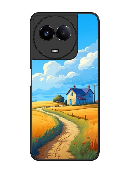 Countryside Cottage Glossy Soft Edge Case for Realme 11 (5G) Chachhi