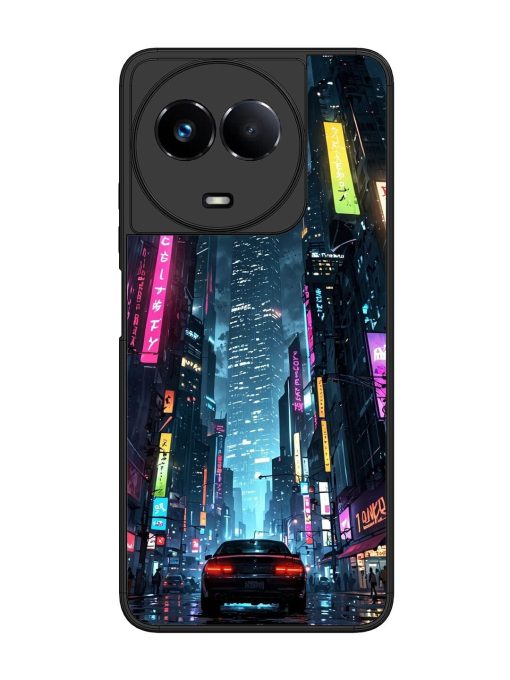 Neon Nightscape Glossy Soft Edge Case for Realme 11 (5G) Chachhi