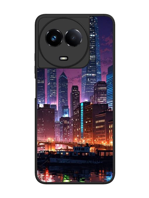 Neon Nightscape Glossy Soft Edge Case for Realme 11 (5G) Chachhi