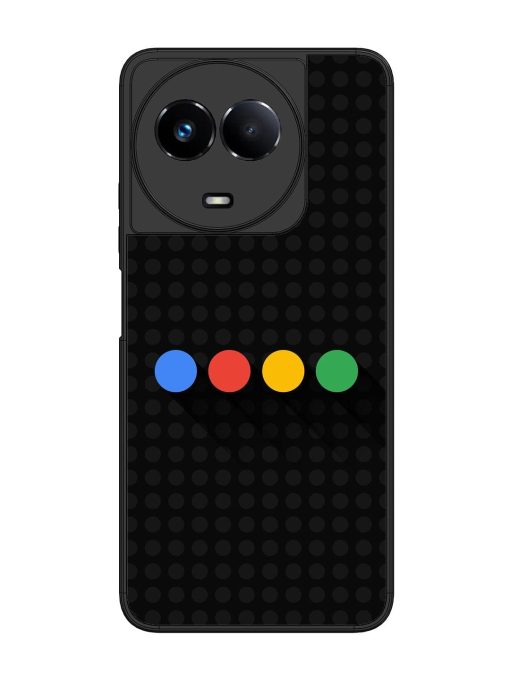 Google Dots Glossy Soft Edge Case for Realme 11 (5G) Chachhi