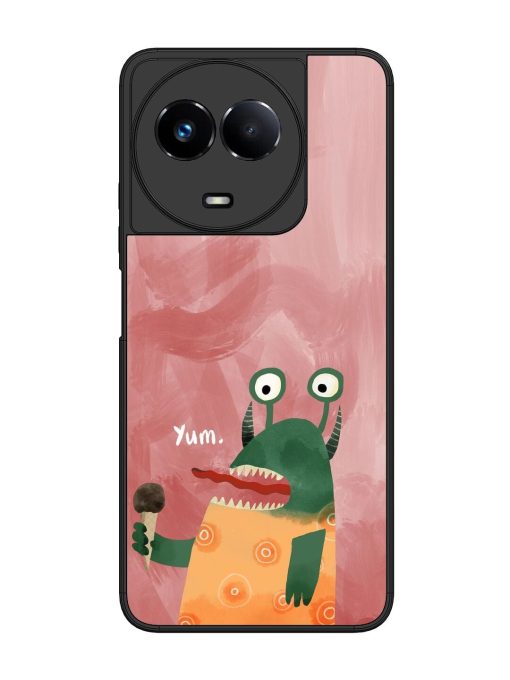 Hungry Monster Glossy Soft Edge Case for Realme 11 (5G) Chachhi