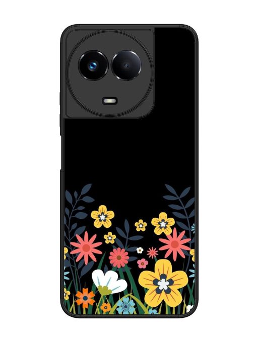 Floral Night Sky Glossy Soft Edge Case for Realme 11 (5G) Chachhi