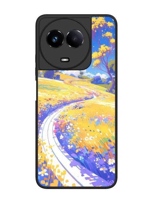 Vibrant Spring Meadow Glossy Soft Edge Case for Realme 11 (5G) Chachhi