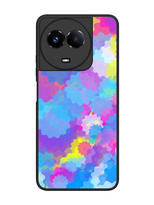 Psychedelic Cloud Burst Glossy Soft Edge Case for Realme 11 (5G) Chachhi