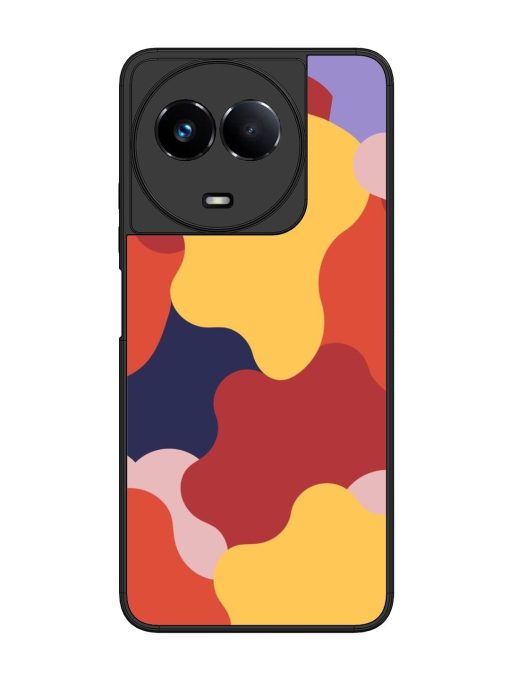 Gooey Color Chaos Glossy Soft Edge Case for Realme 11 (5G) Chachhi