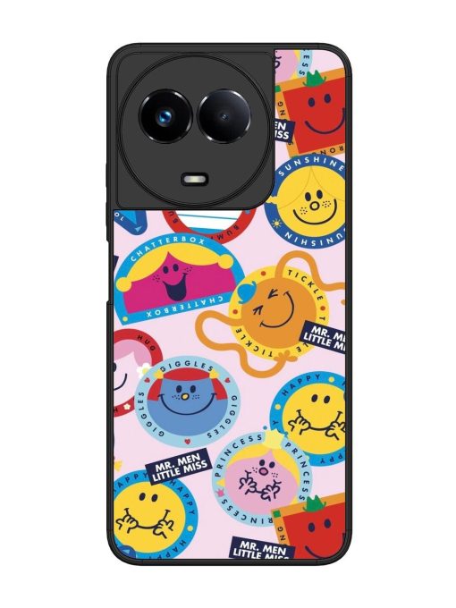 Whimsical Mr. Men & Little Miss Glossy Soft Edge Case for Realme 11 (5G)