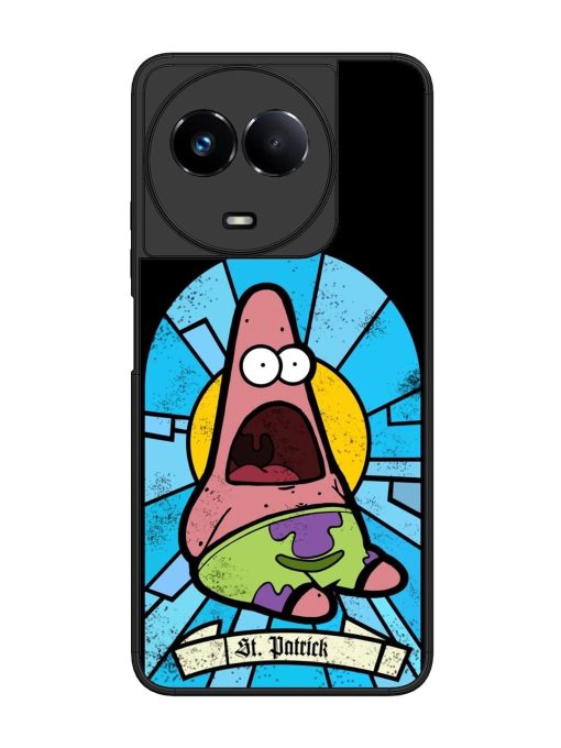 St. Patrick'S Day Stained Glass Patrick Star Glossy Soft Edge Case for Realme 11 (5G) Chachhi