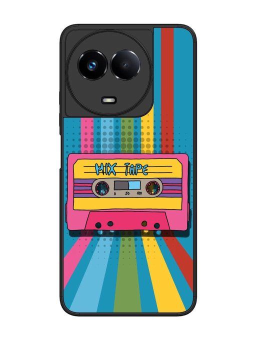 Retro Cassette Tapes Glossy Soft Edge Case for Realme 11 (5G) Chachhi