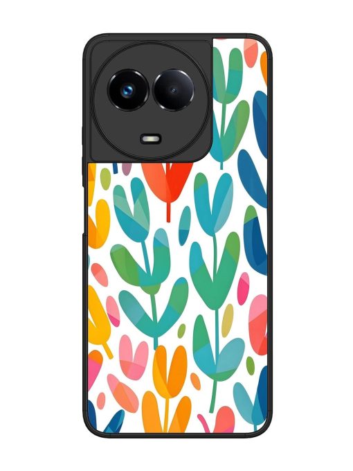 Rainbow Of Blooms Glossy Soft Edge Case for Realme 11 (5G) Chachhi