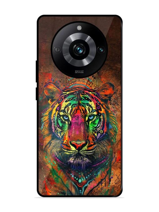 Cosmic Tiger Glossy Soft Edge Case for Realme 11 Pro (5G) Chachhi