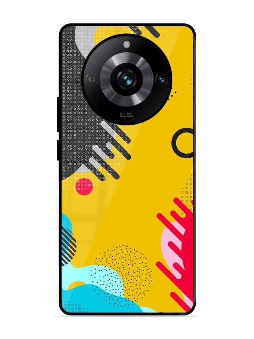 Neon Pop Glossy Soft Edge Case for Realme 11 Pro (5G) Chachhi