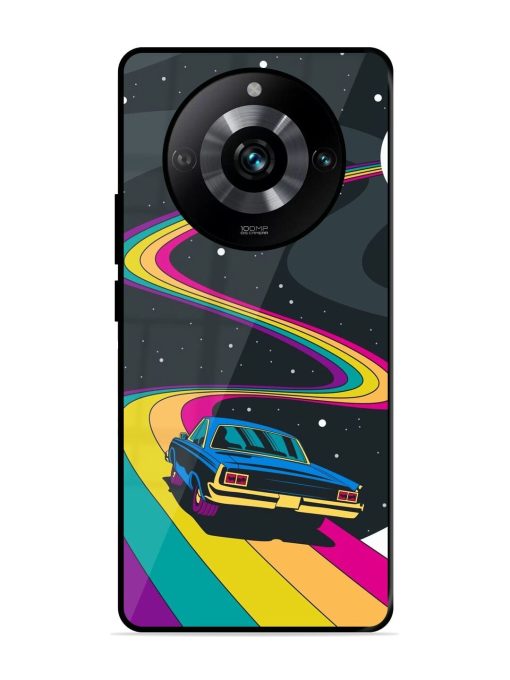 Rainbow Road Glossy Soft Edge Case for Realme 11 Pro (5G) Chachhi