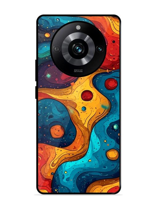 Cosmic Swirl Glossy Soft Edge Case for Realme 11 Pro (5G) Chachhi