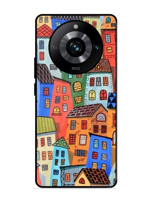 Rainbow House Glossy Soft Edge Case for Realme 11 Pro (5G) Chachhi