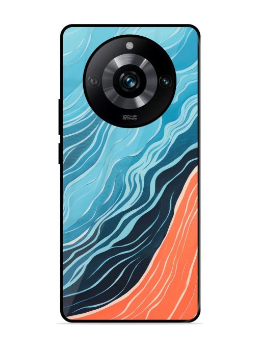 Oceanic Divide Glossy Soft Edge Case for Realme 11 Pro (5G) Chachhi